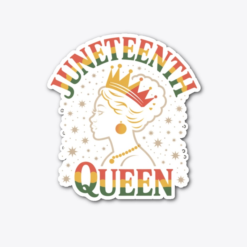 Queen Crown Afro Graphic