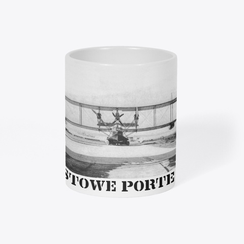 Felixstowe Porte Baby Mug White T-Shirt Right
