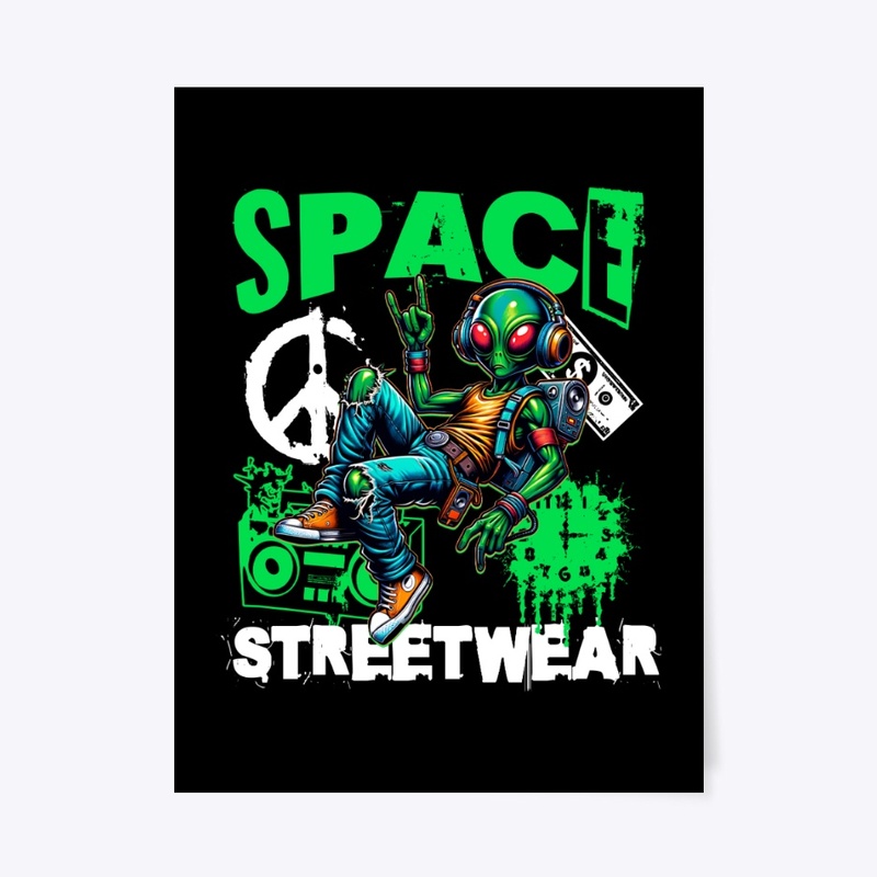 Space Streetwear Out Of This World Alien