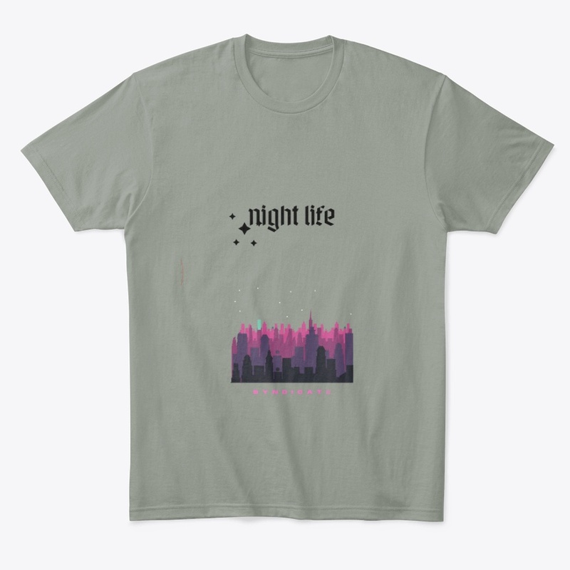 Night life premium T shirt design