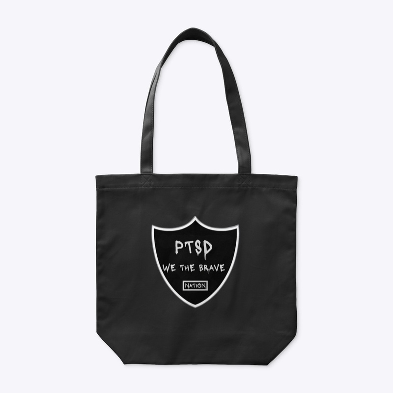 Ptsd We the Brave - Organic Tote Bag - Organic Tote Bag - Organic Tote Bag - Organic Tote Bag
