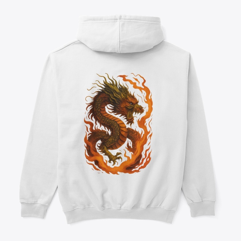 Unisex Classic Hoodie, dragon design