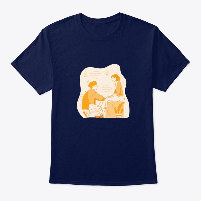 Couple Talking gazing eachother 