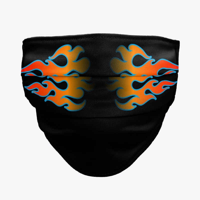Hot Rod Flames Mask
