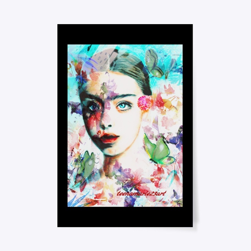 Girl in flowers