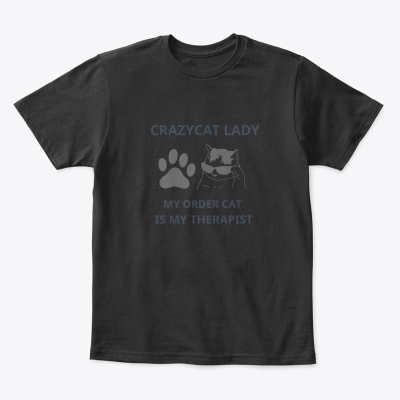 Purr-fect Therapy Cat Mom Tee