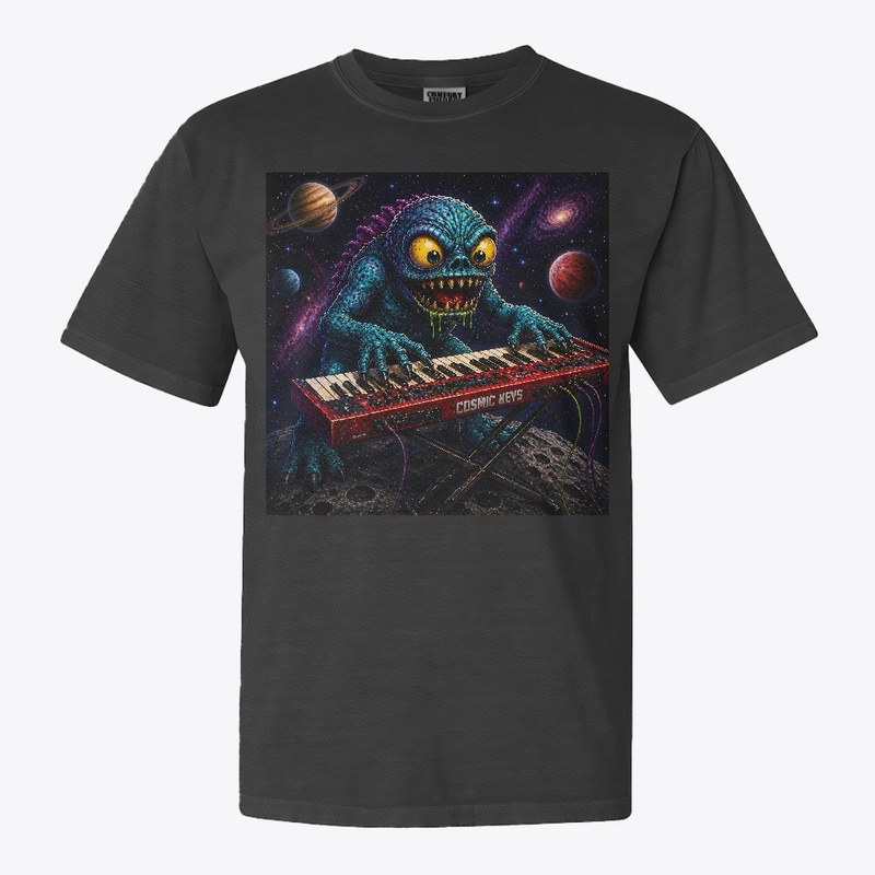 Flesh eating alien from MAAM keyboardist