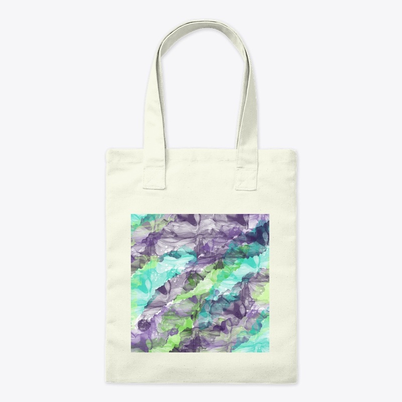 PURPLE / TEAL MOSS SPLASH
