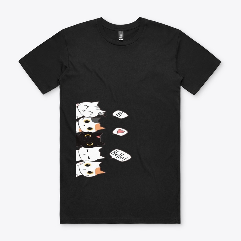 Polo/Playera con diseño de gatito 