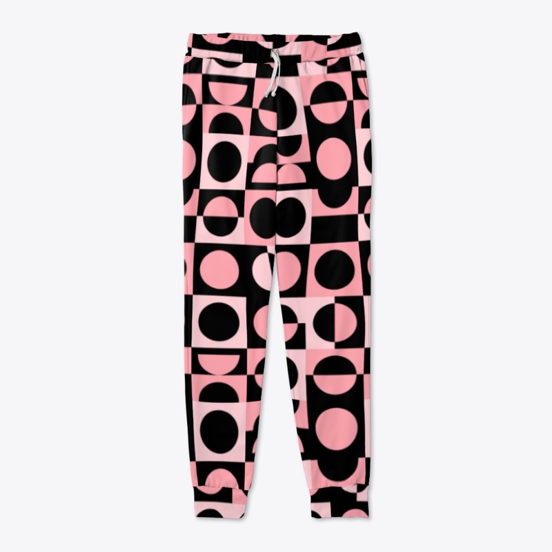 An all over print abstract pattern tee