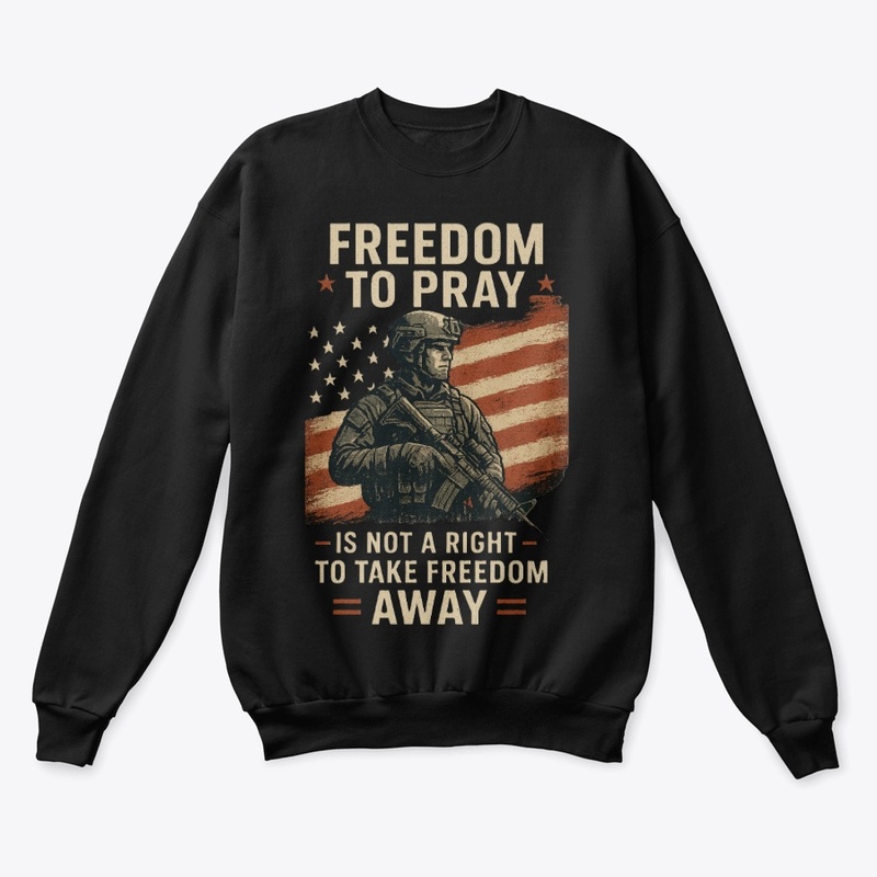 Freedom To Pray Patriotic Tee