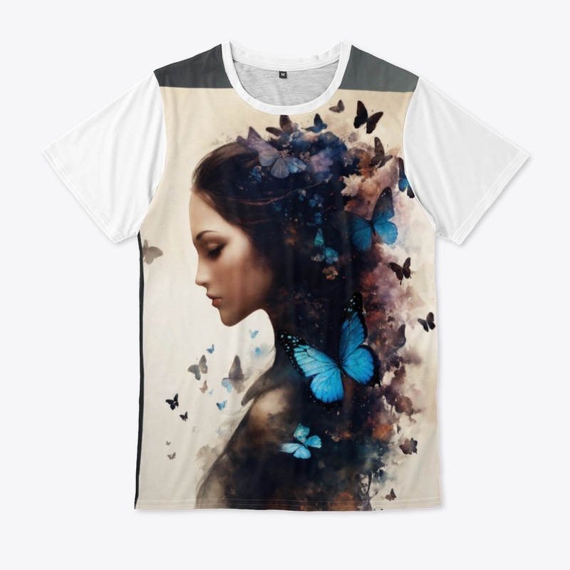 Dark fantasy fluttering dream t-shirt 