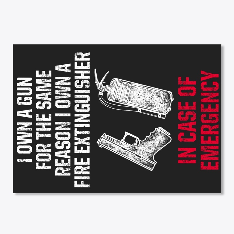 PATRIOTIC - I OWN A GUN M 0059