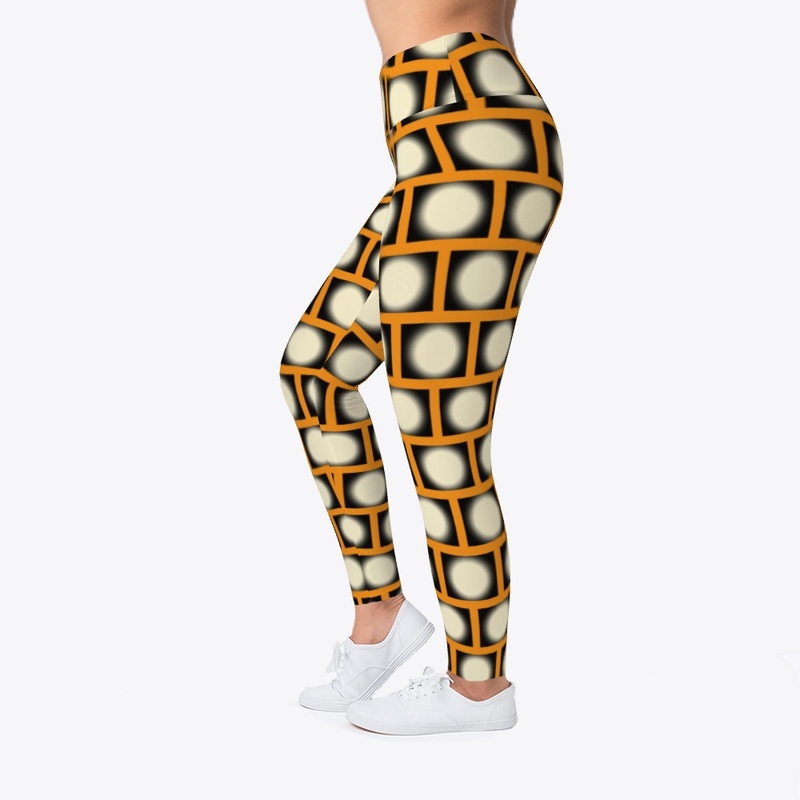 Patterned workout leggings