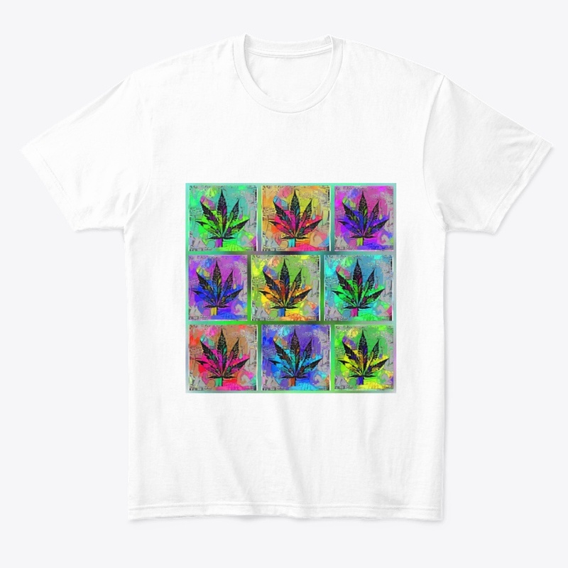 Cannabis Leaf Collage 1a