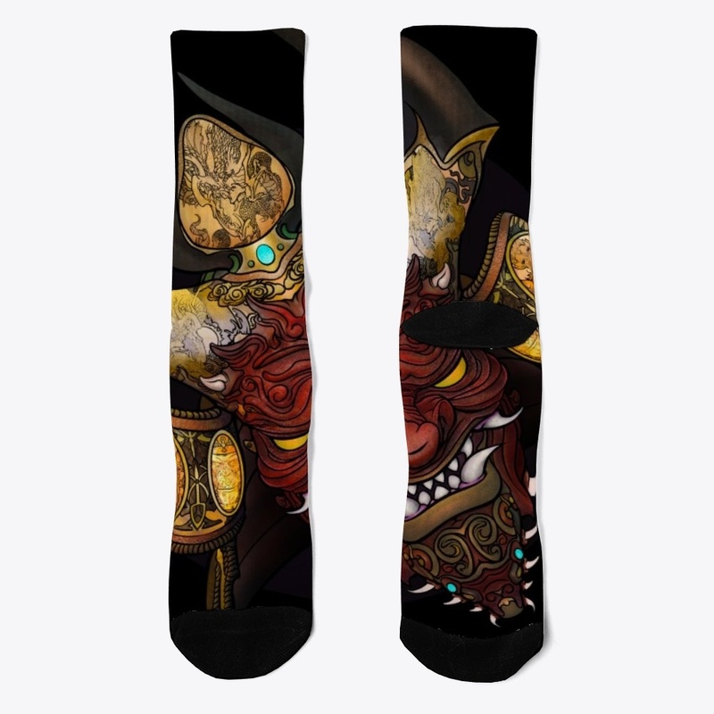 Demon Samurai Oni Mask