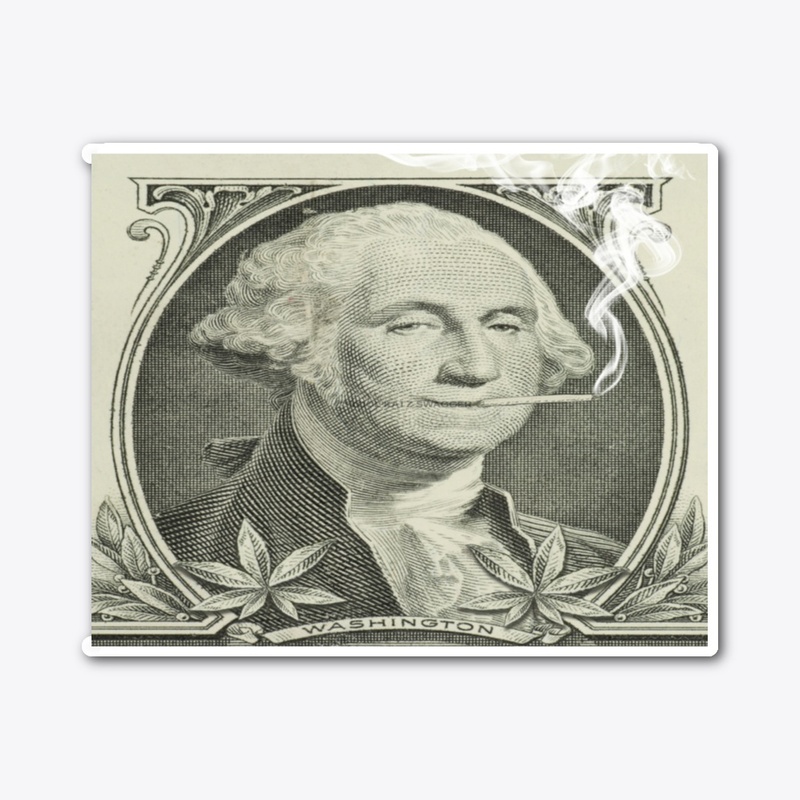 George Washington Smoking a Joint