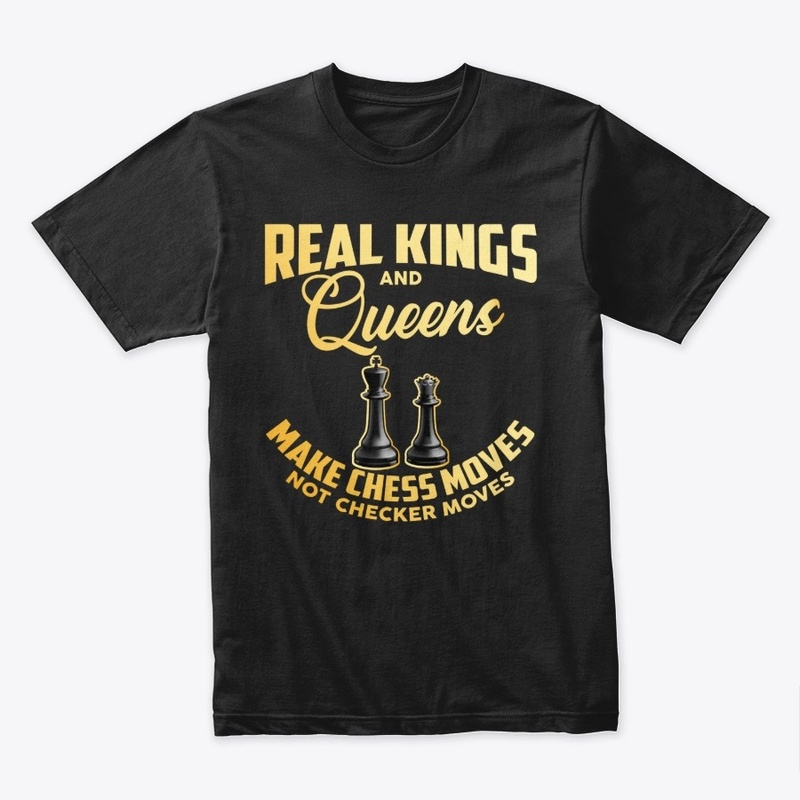 REAL KINGS AND QUEENS MAKE CHESS MOVES