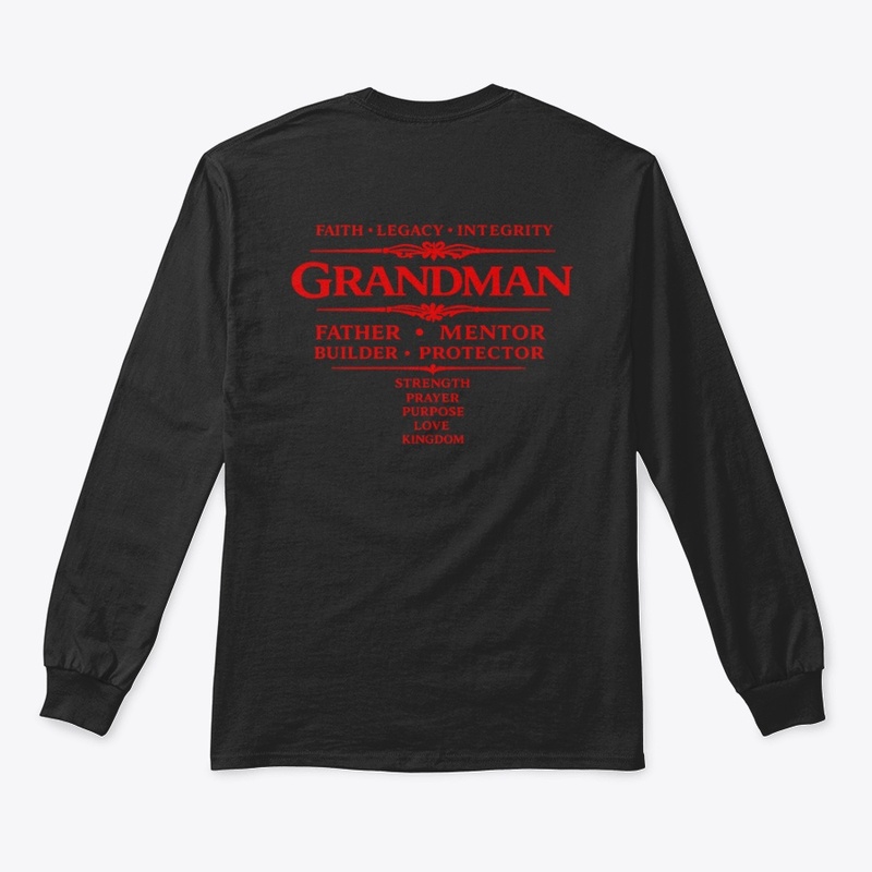 GRANDMAN stands for faith, strength