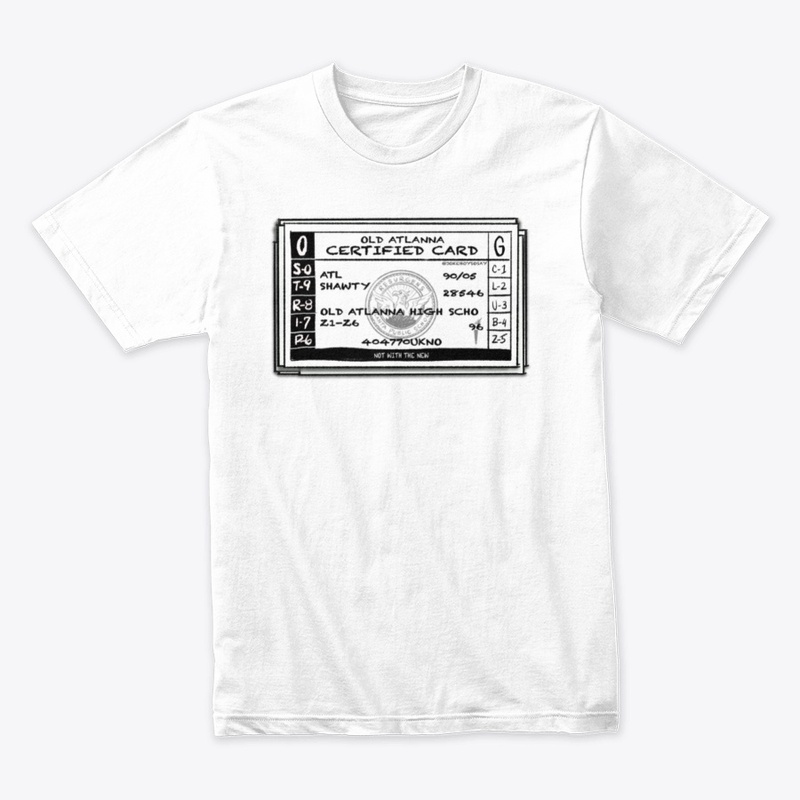 Old Atlanna Certified Black Card