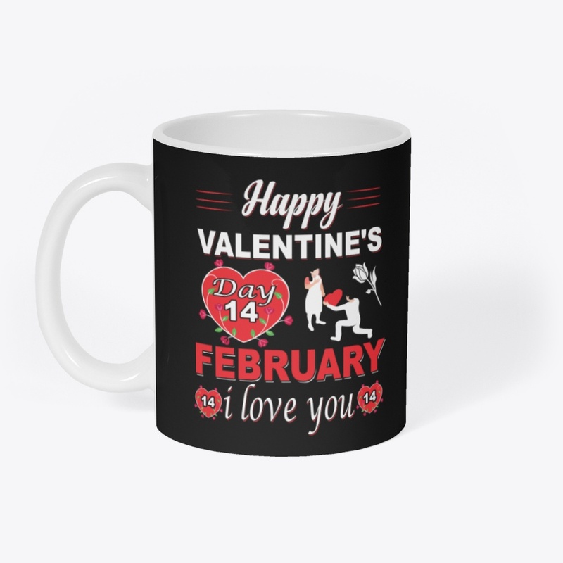   Valentine's Day 14 February t-shirt
