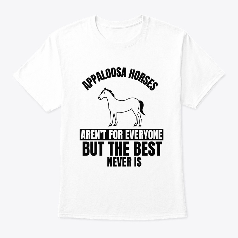 Appaloosa horses aren't for everyone but