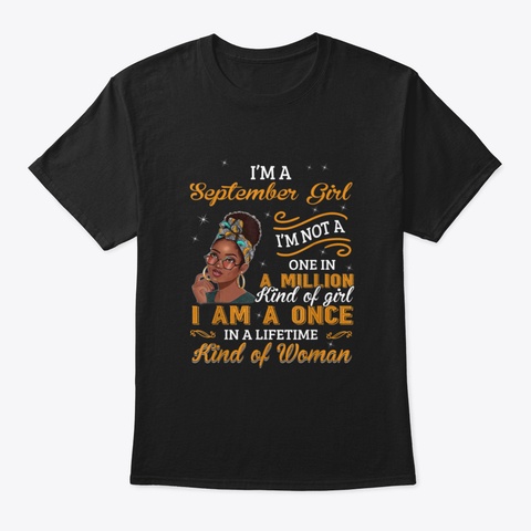 Black Women Virgo Libra Birthday Gifts I Black T-Shirt Front
