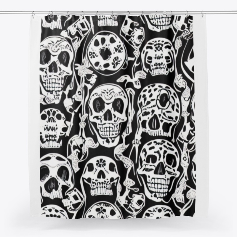 Skeleton pattern AI-generated Art