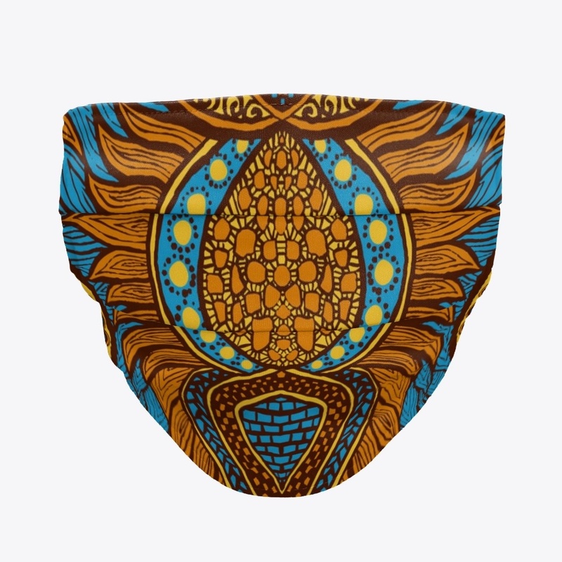 Dashiki Pattern Face Covering