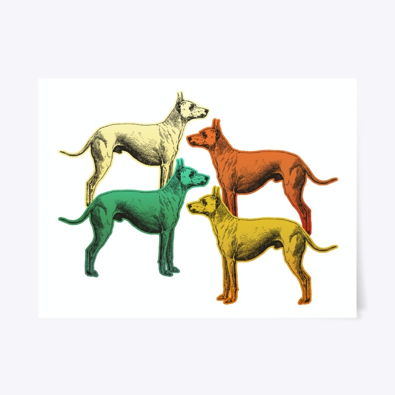 Vintage Retro Great Dane For Dog Lover