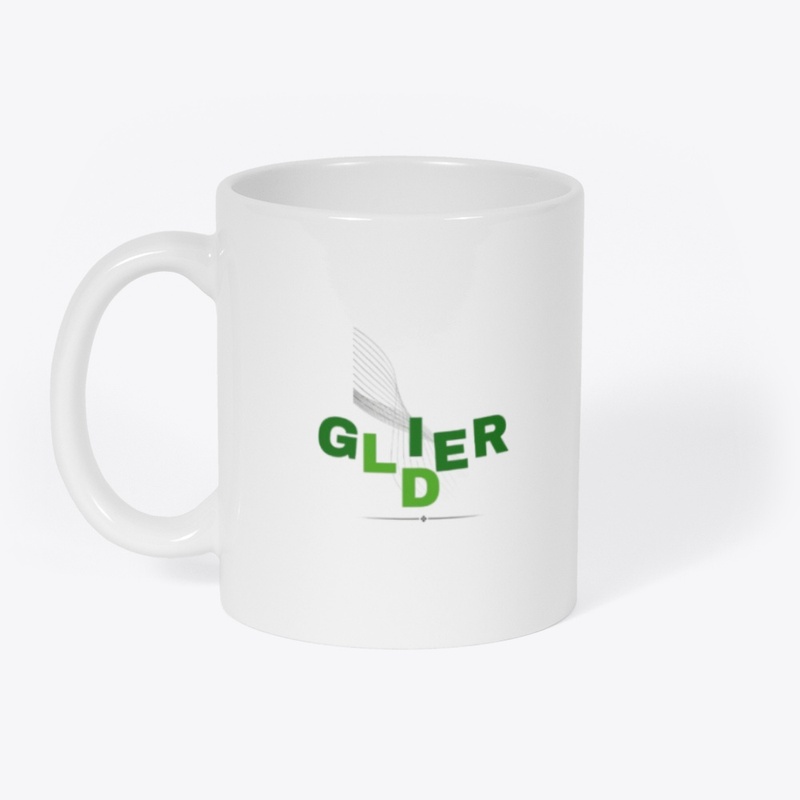 Glider Neon Green Logo Design