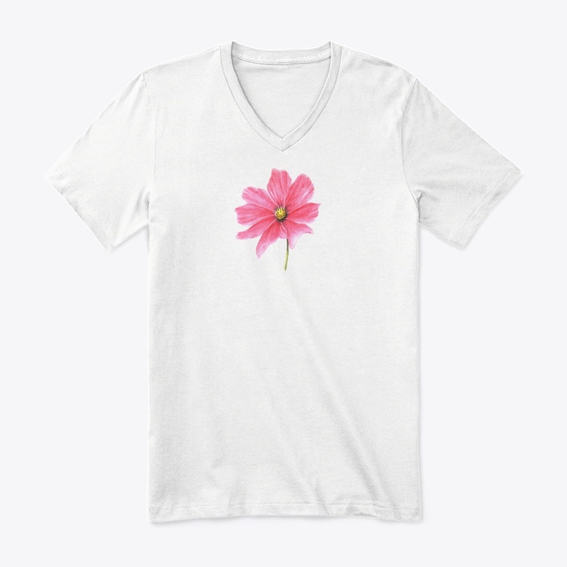 Pink Flower -Drawing