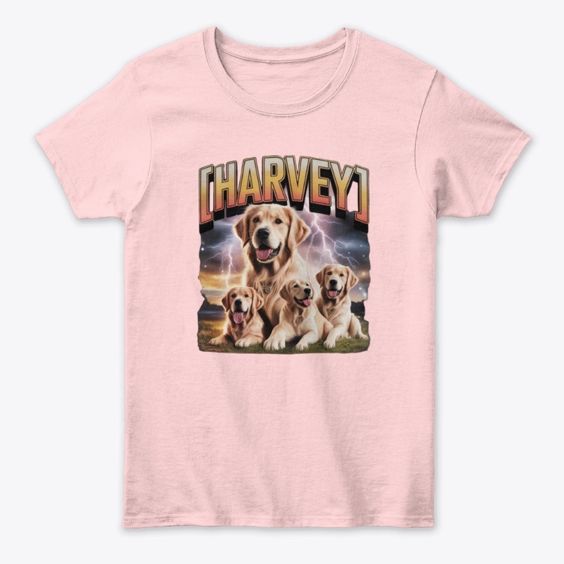 Harvey Golden Retriever Storm Pack Tee