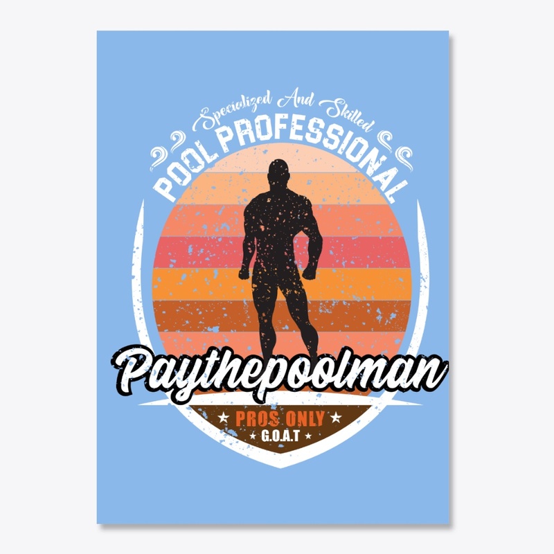 2022 Paythepoolman Male Sticker