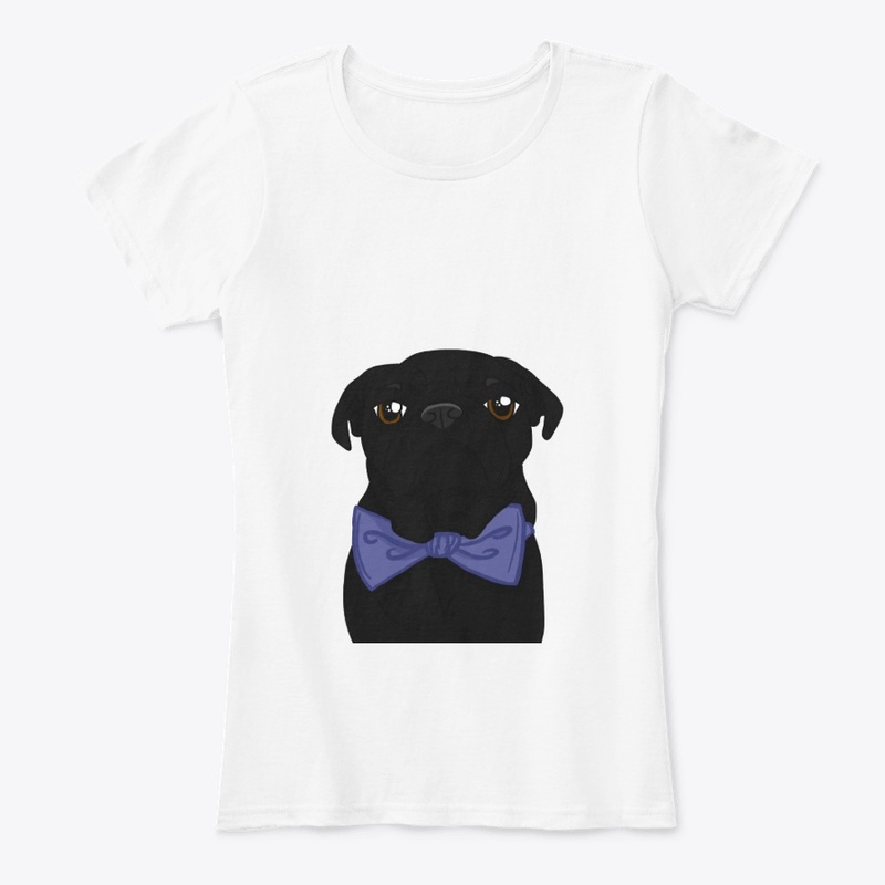 Grumpy Pug Bowtie