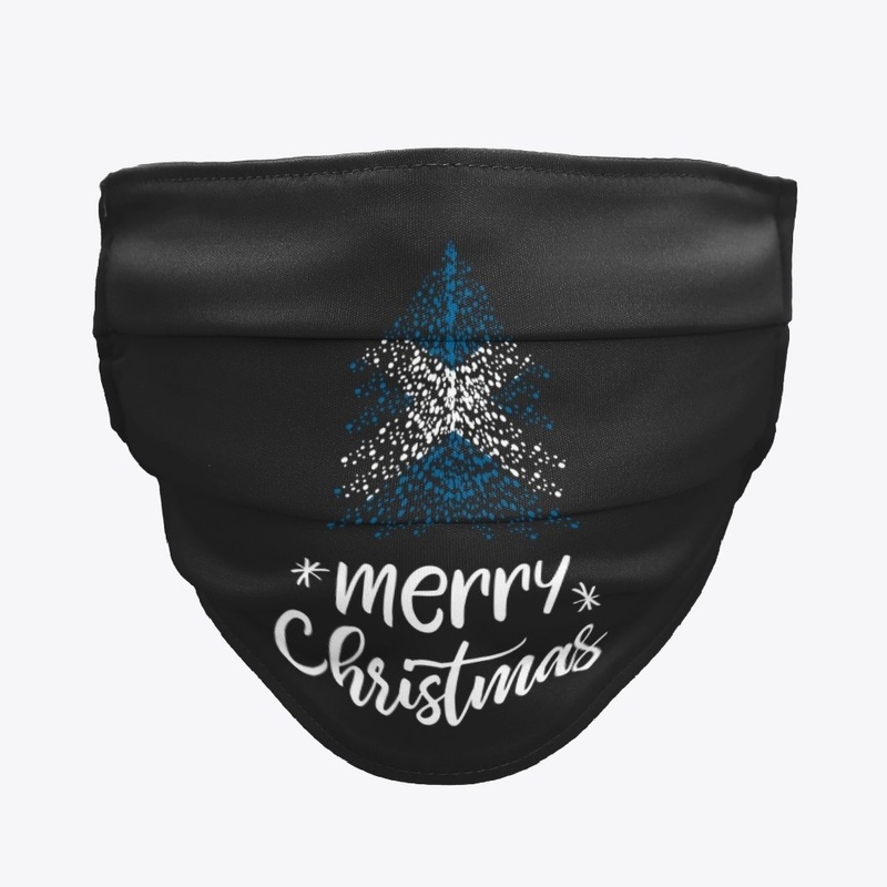 Merry Christmas with Scotish flag