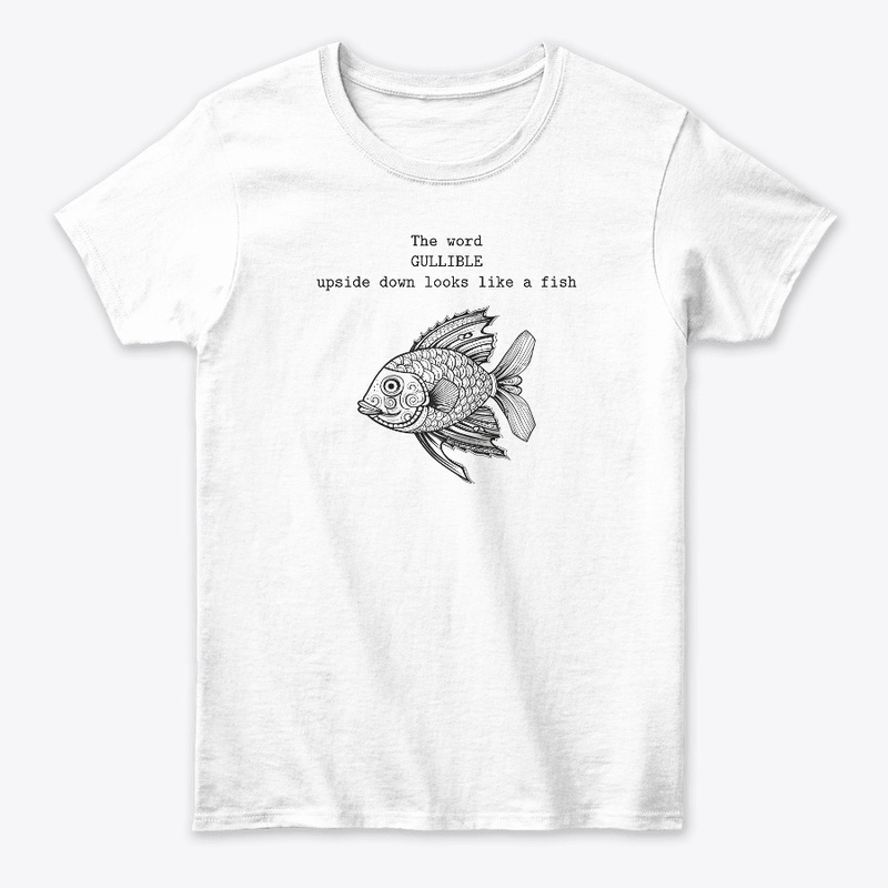 The word GULLIBLE upside down looks