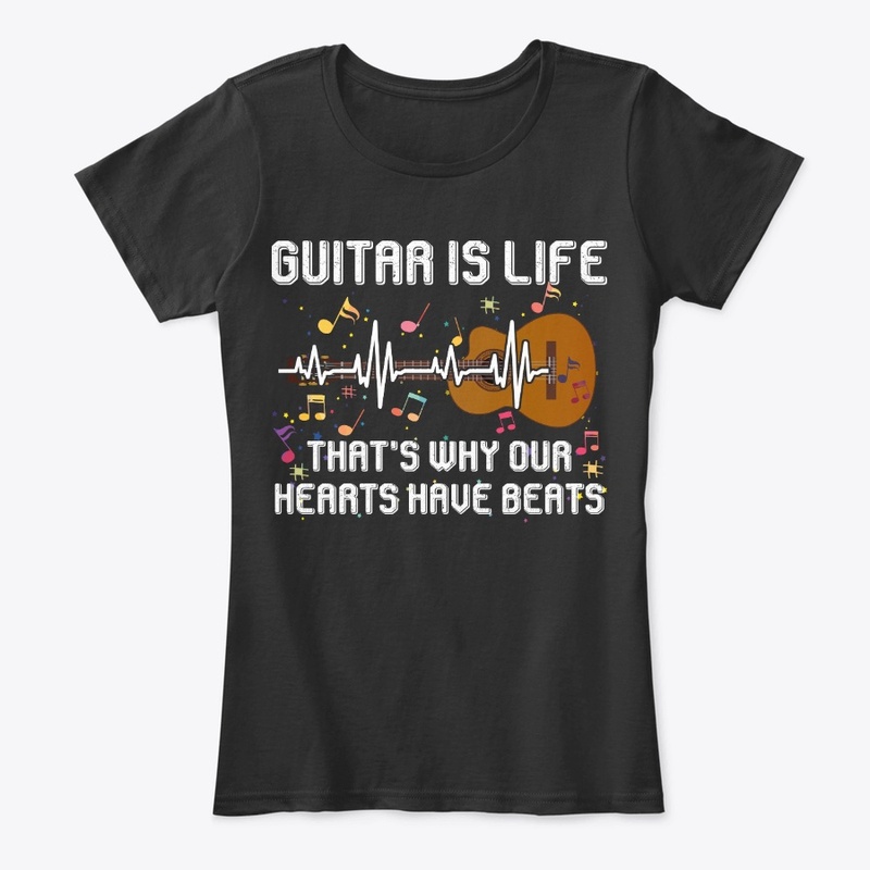 Guitar Lover Gift Our Hearts Have Beats