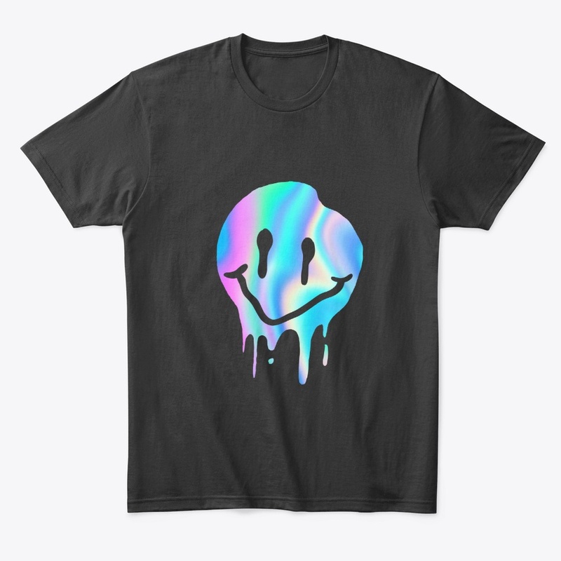 Happy Face Melting Trippy Design