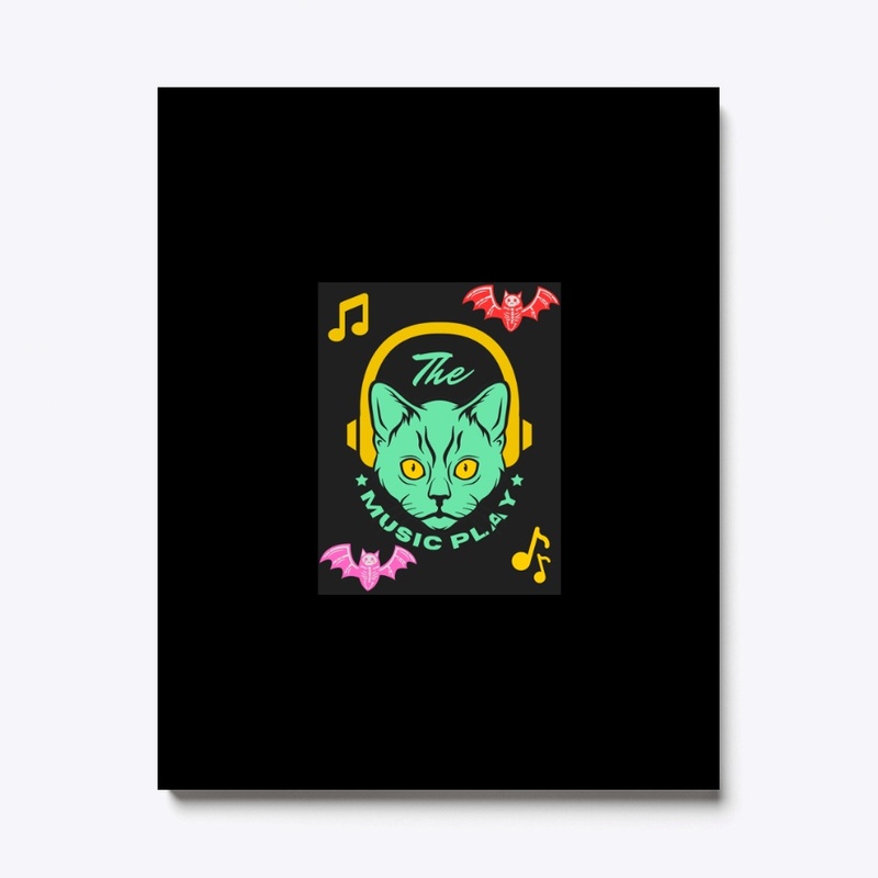 Cat music t-shirt