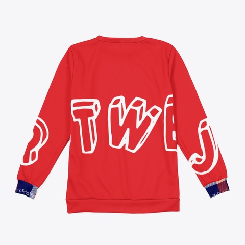Jb Streetwear Sweater  Red T-Shirt Back