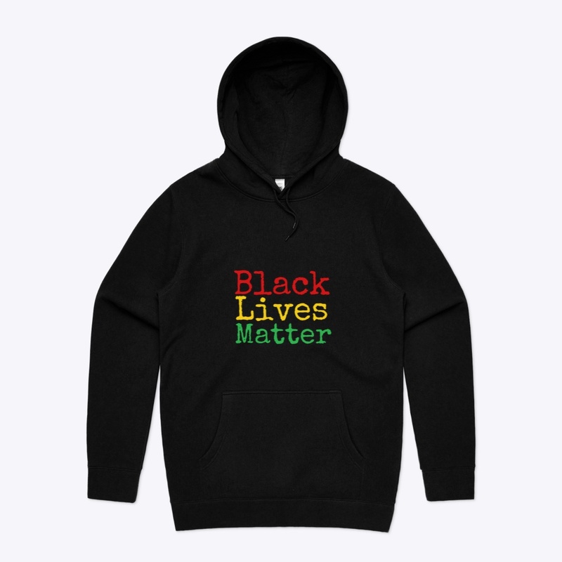 Black Lives Matter- Red, Yellow, Green