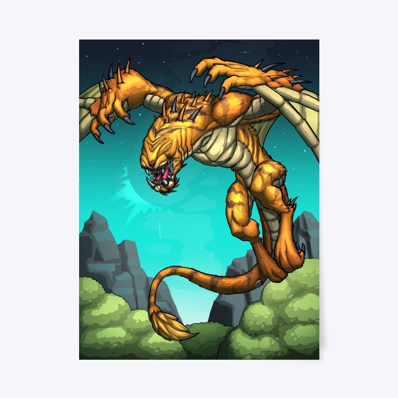 Wild Vulpinyvern POSTER