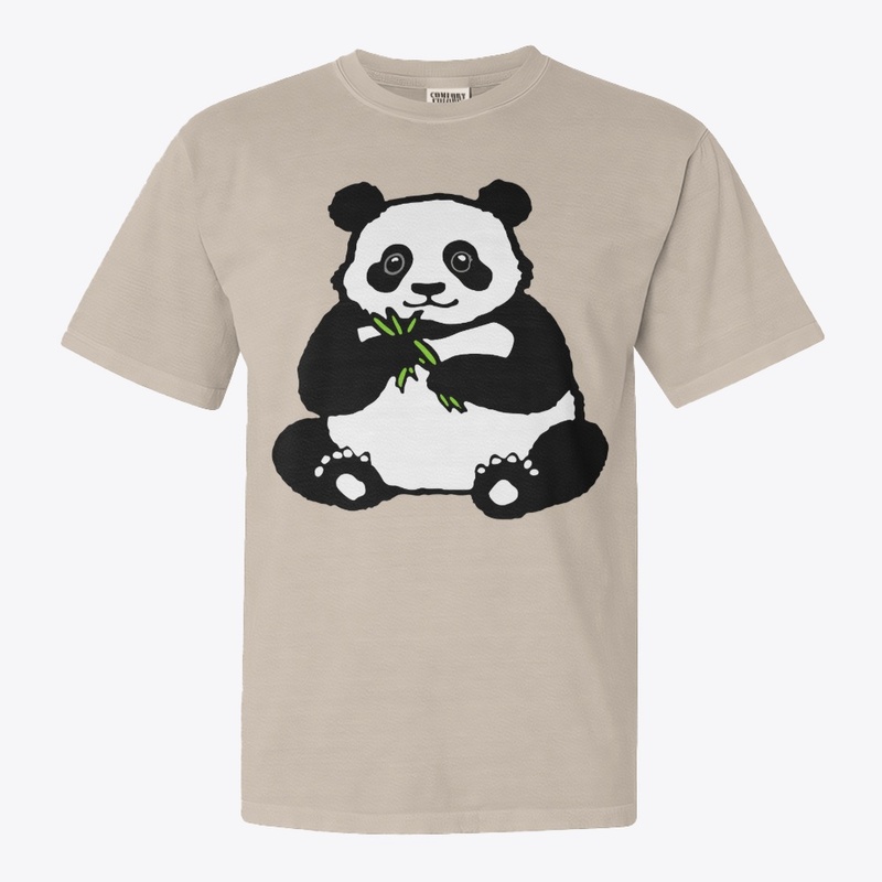 Playful Panda — Minimal Bamboo Snack