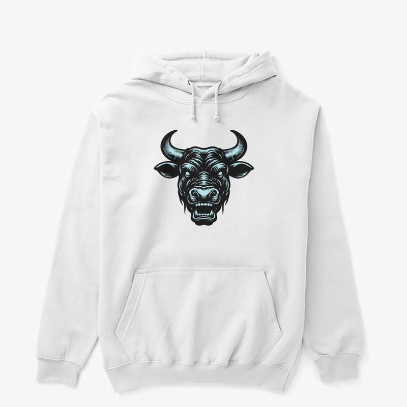 Wild Angry Cow Graphic