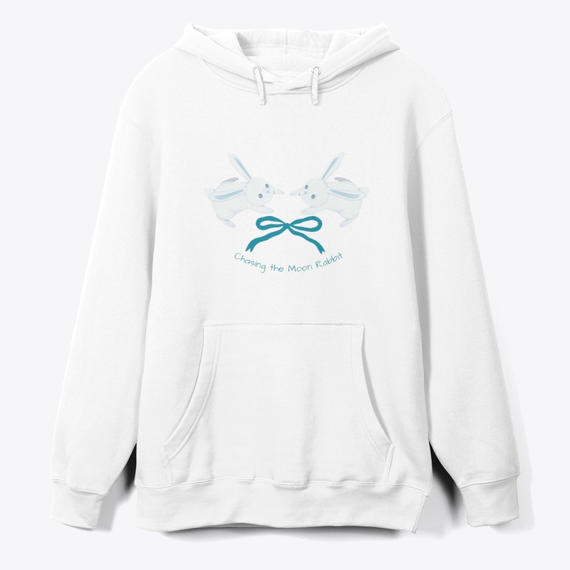 adorable rabbit-and-bow design 