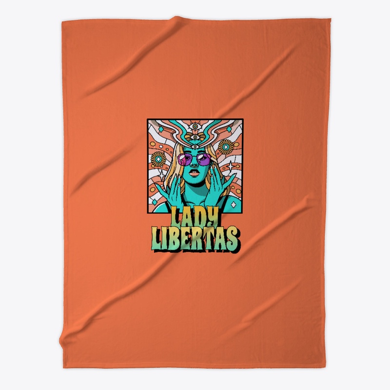 LADY LIBTERY FULL BEDDING COVER