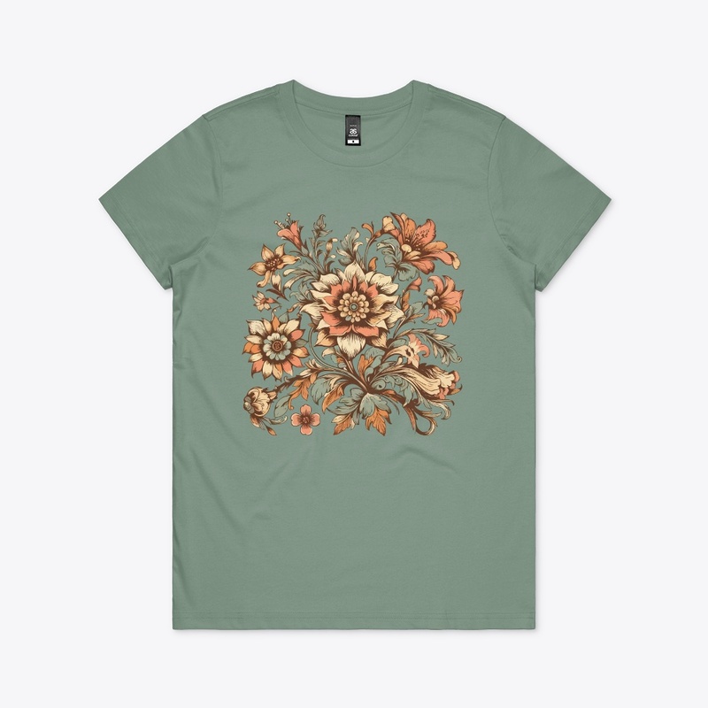 Vintage Floral Women's T-Shirt