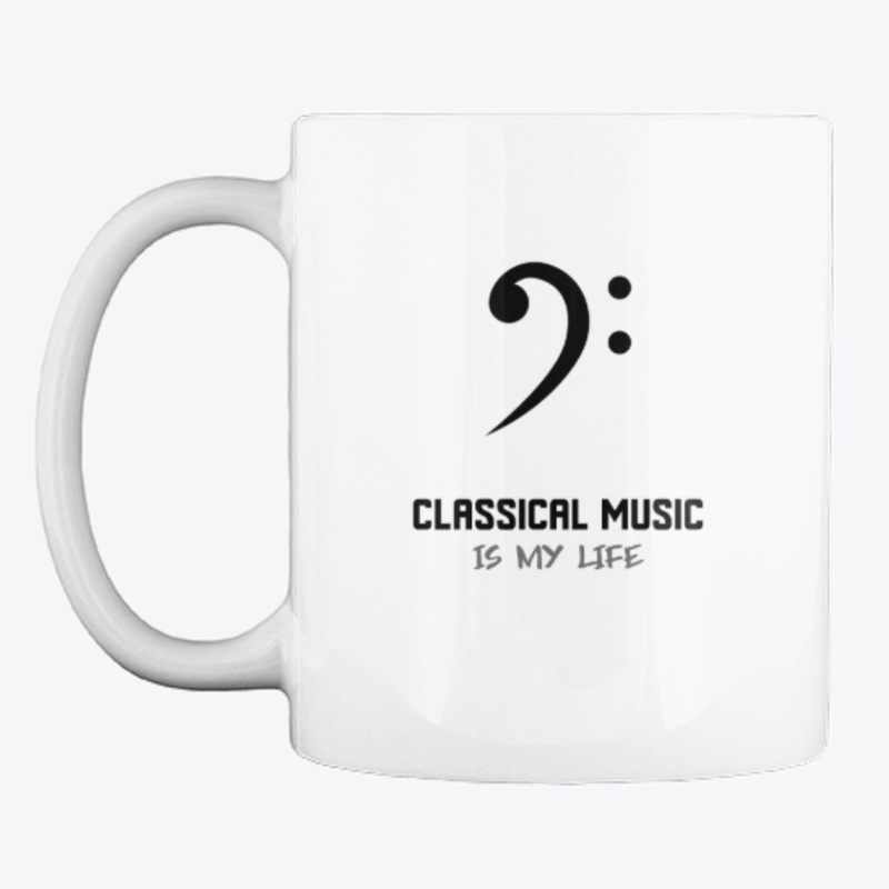 Classical Music Is My Life Tee Bass Clef