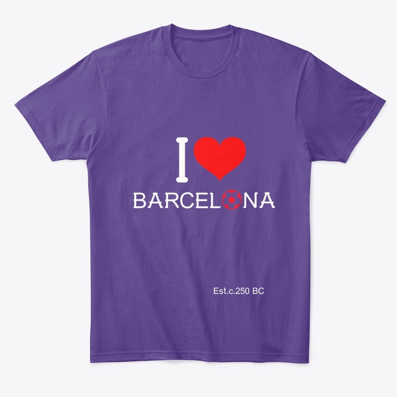 Barcelona Love / white / red